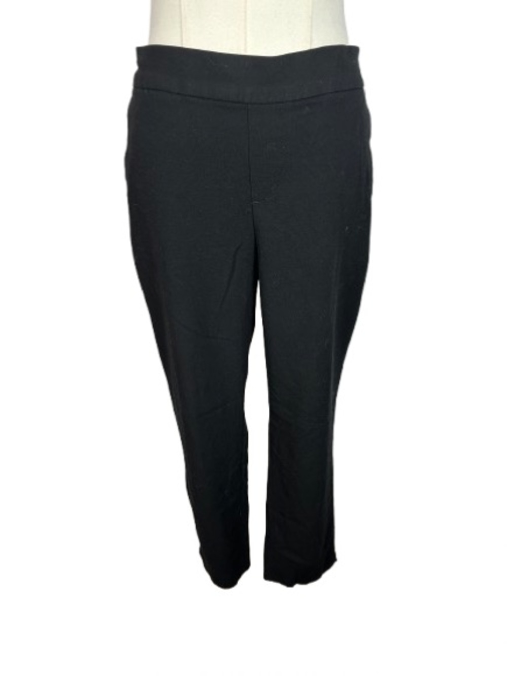 Banana Republic Black Straight Leg Pull-On Pants Size 2P